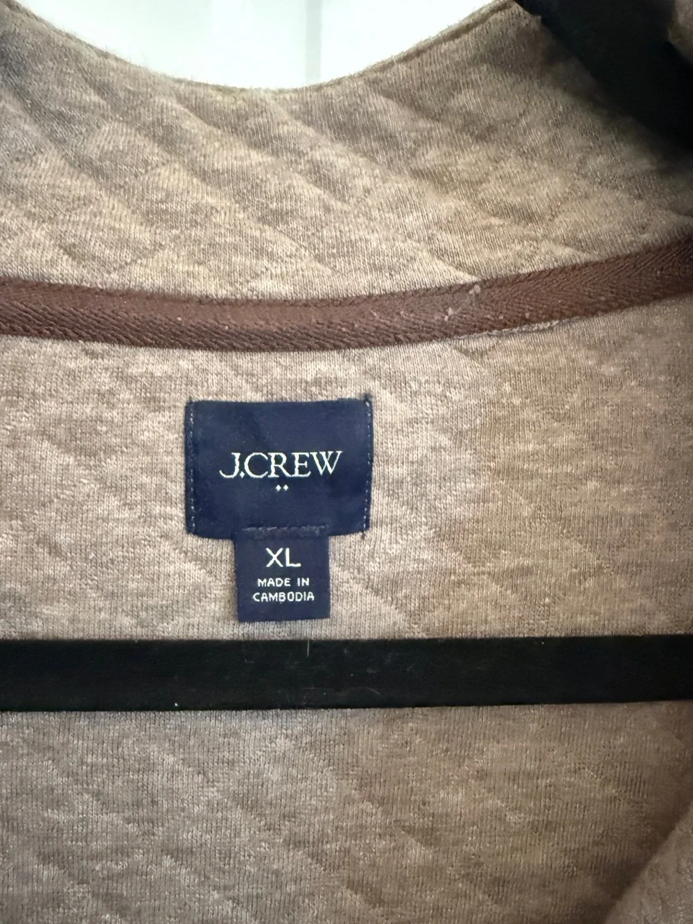 J. Crew crew quilted